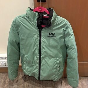 Helly Hansen Mint Green Puffer Jacket